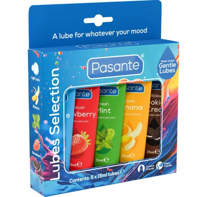 Set Lubrifianți cu Arome Pasante – 5 x 15 ml Asortate