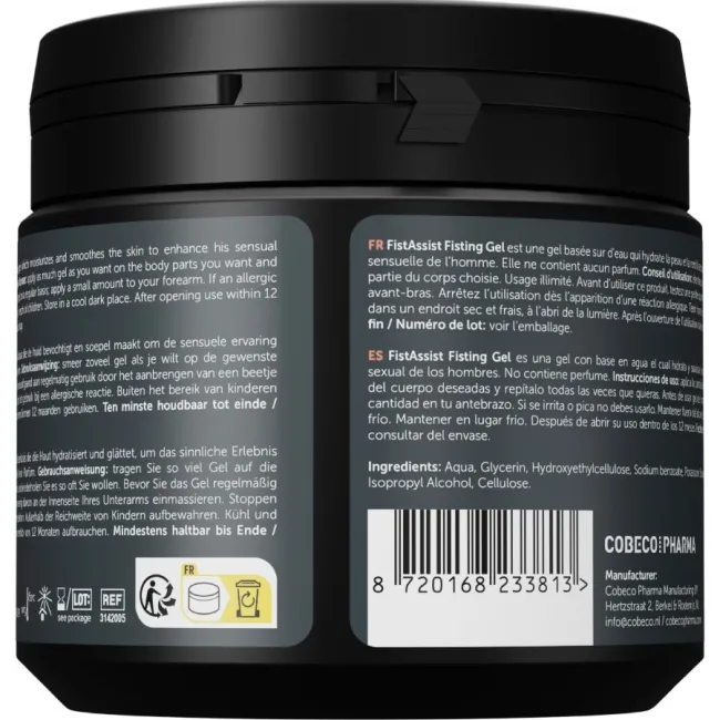 Gel lubrifiant extra-dens Fist Assist pe bază de apă, 500 ml