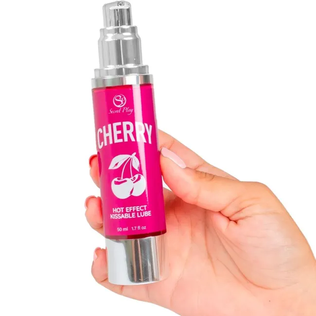 Lubrifiant cu efect de încălzire SecretPlay Aromă Cireșe 50 ml