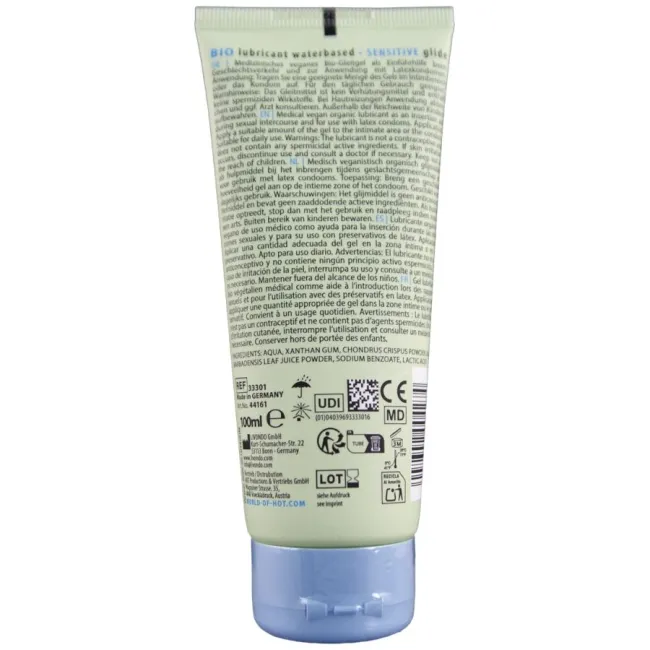 Lubrifiant Intim Bio pe Bază de Apă HOT Sensitiv 100 ml