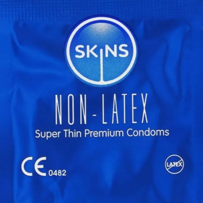 Prezervative fără latex Skins Non-Latex – set 8 bucăți