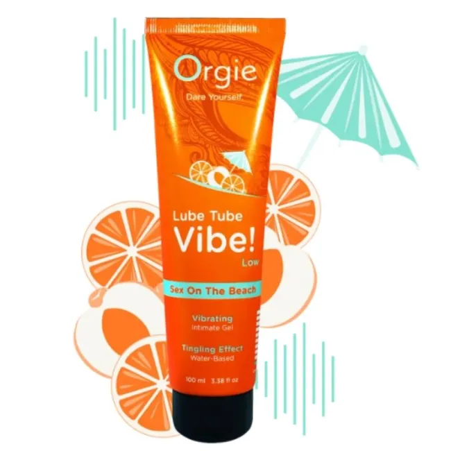 Gel intim pe bază de apă Orgie Lube Tube Vibe! Sex on the Beach – 100 ml