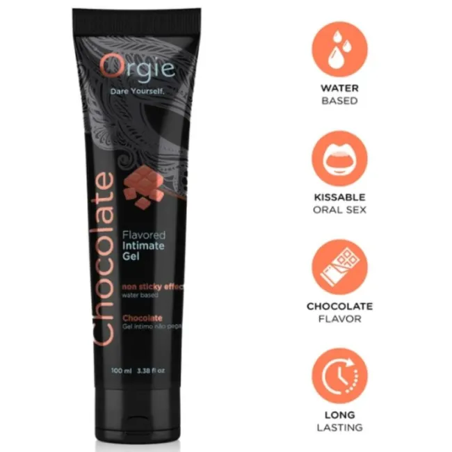 Gel intim pe bază de apă Orgie Lube Tube Chocolate – 100 ml