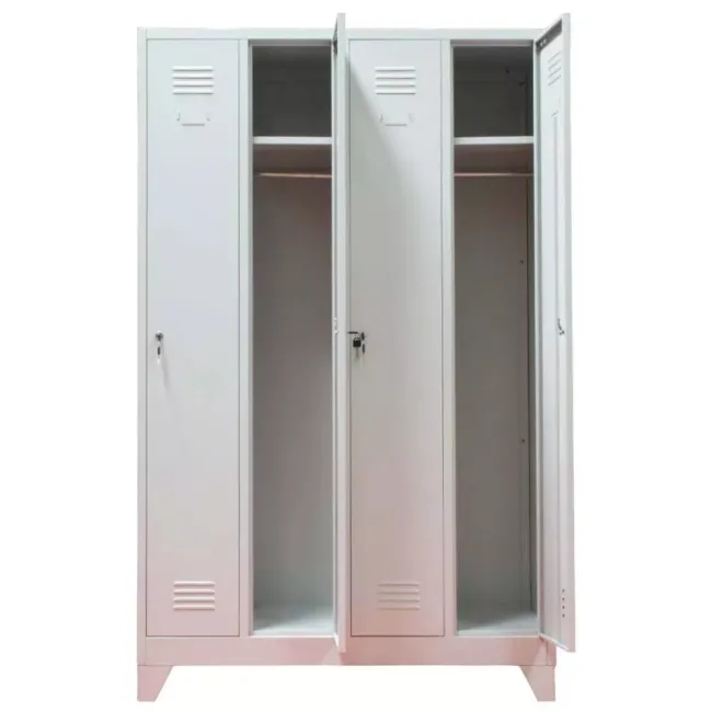 Vestiar cu 4 uși 1175x450x1800mm C856 CU PICIOARE FIXE