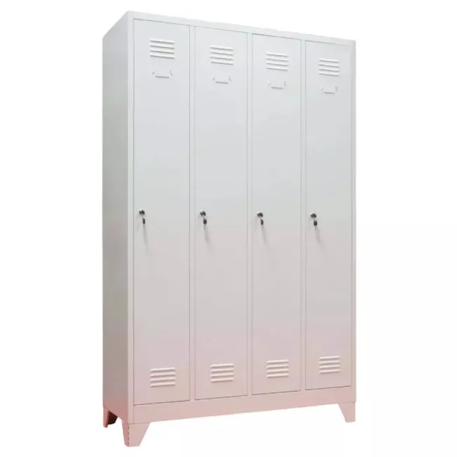 Vestiar cu 4 uși 1175x450x1800mm C856 CU PICIOARE FIXE