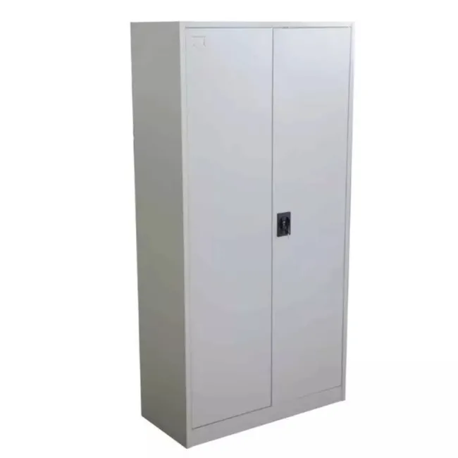 Fișet metalic, 2 uși, 4 polițe, 40 kg/poliță, 900x400x1800mm, gri, A177/9 B4U, montat