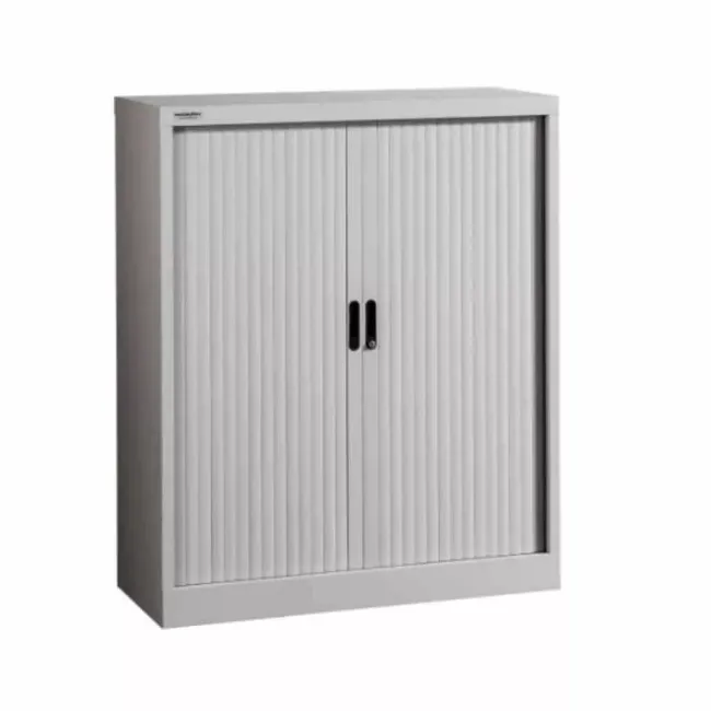 Dulap metalic, 2 uși pliante, 2 polițe, 50 kg/poliță, 1000x420x1200mm, B4U