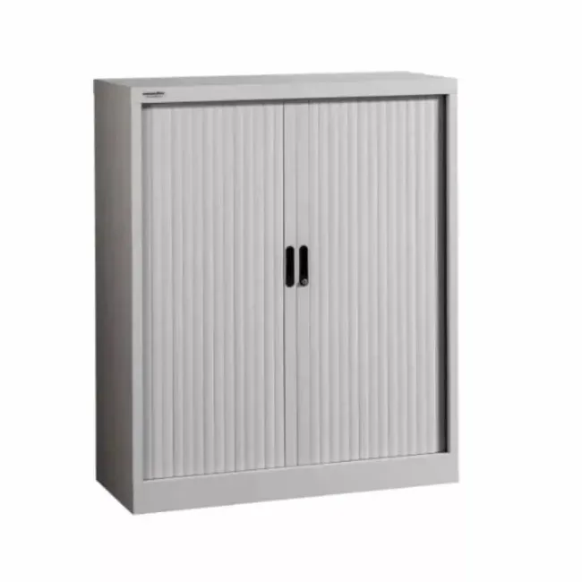 Dulap metalic, 2 uși pliante, 2 polițe, 50 kg/poliță, 1000x420x1200mm, B4U, la palet