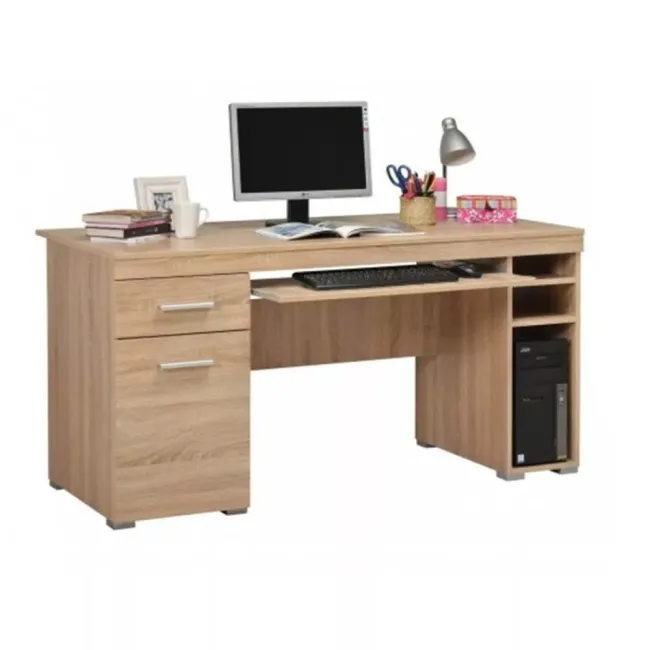 Birou pentru calculator din PAL 145x75.5x65.5 cm STEJAR SONOMA