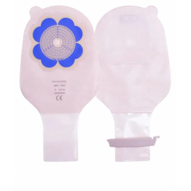 Sac colector pentru stomă, unitar, cu evacuare, 60 mm – Triamed