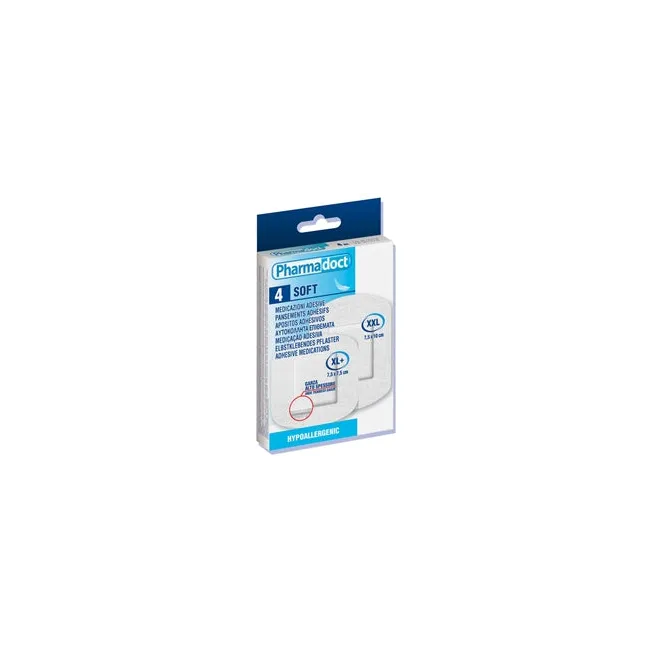 Plasturi TNT hipoalergenici Pharmadoct, 2 dimensiuni, 4 bucati